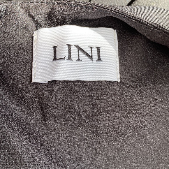 Lini Stella black sequin long sleeve jumpsuit XS - Picture 6 of 9